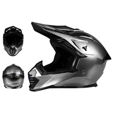 Motosiklet kaskı (dəbilqə): Men and Women, Electric Motorcycles, All-Season - 601-honda-gray-s53-54