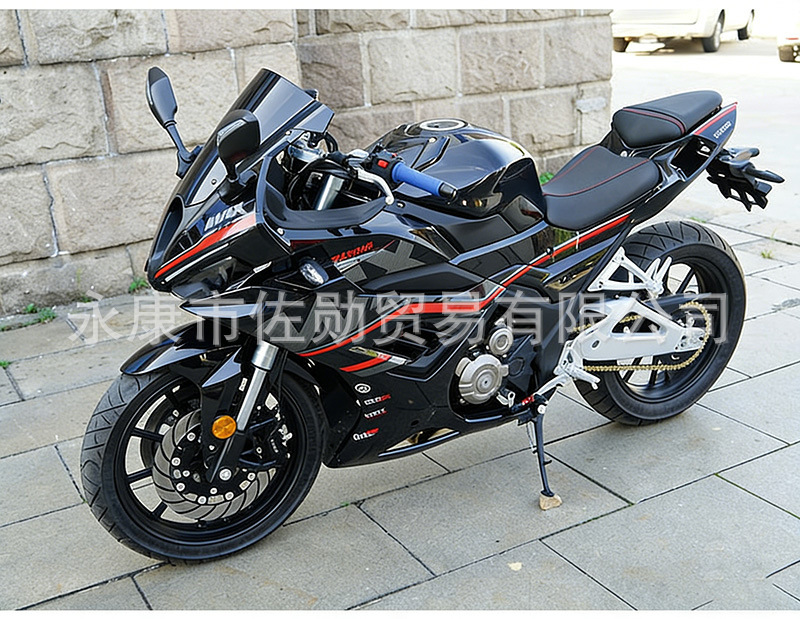 DaoLang dual-cylinder water-cooled heavy-duty street bike, high-displacement road racing motorcycle, can be registered, with Euro 4 standard and electronic fuel injection