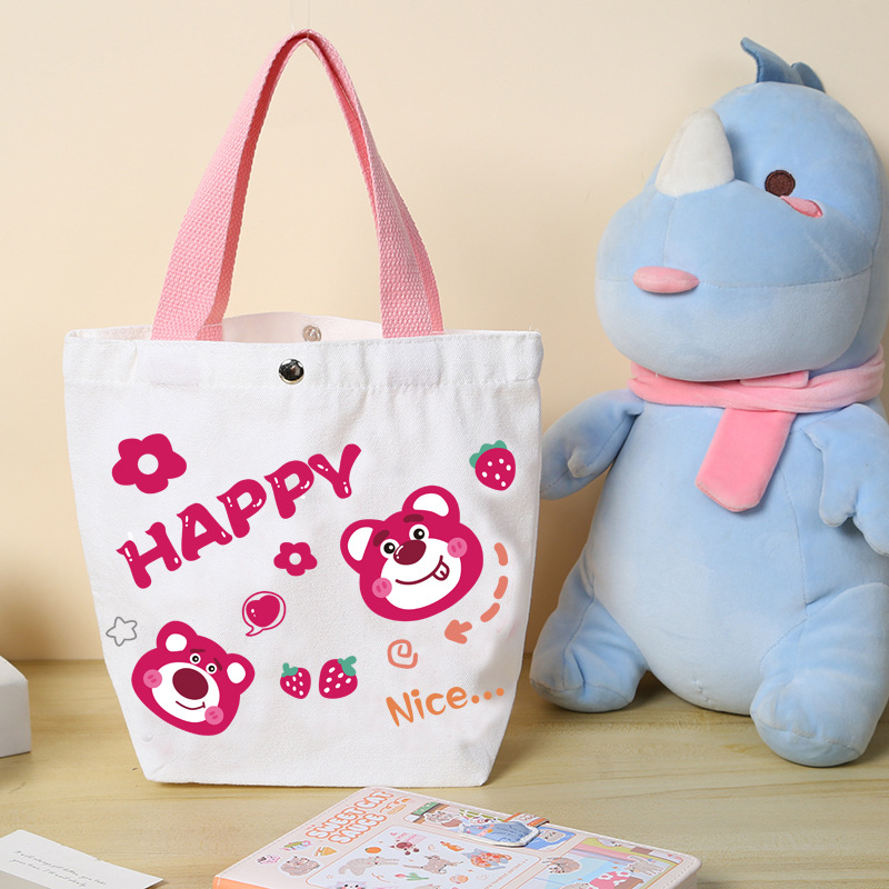 Bolso de lona de recuerdo para niños Bolso de regalo de cumpleaños para niños de escuela primaria Bolso de regalo de regalo de jardín de infantes