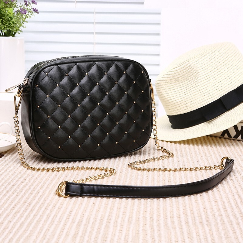 Spring New Fashion Trendy Women's Bag, Small Chanel-Style Quilted Chain Bag, Korean Style Single Shoulder Crossbody Bag, Mini Bag