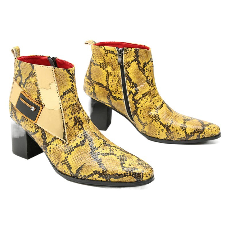 Красивые нейтральные ботильоны на плоской подошве со змеиным рисунком и ботильоны бренда Chelsea ботильоны ступни не тонкие выберите на один размер больше в наличии