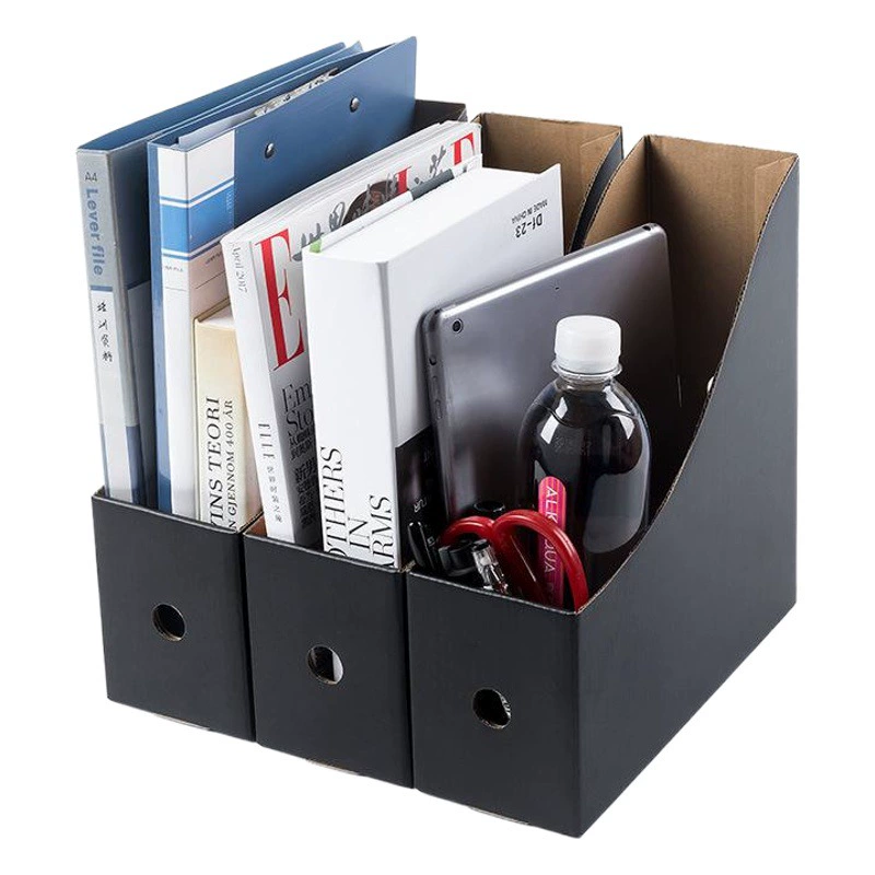 Водонепроницаемый общежитие Студенческая рамка для хранения файлов Бумажная папка Рамка гофрированная бумага Настольный ящик для хранения файлов Бар Подставка для книг