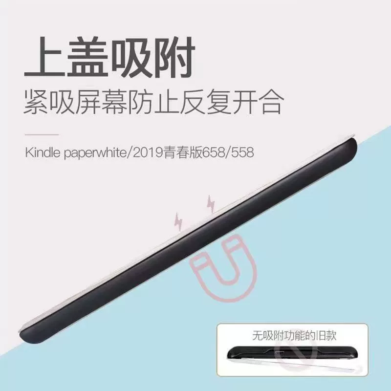 Подходит для Amazon Kindle защитная обложка kpw6, мягкая оболочка 2024 youth версия, магнитное всасывание, kpw1234 поколения