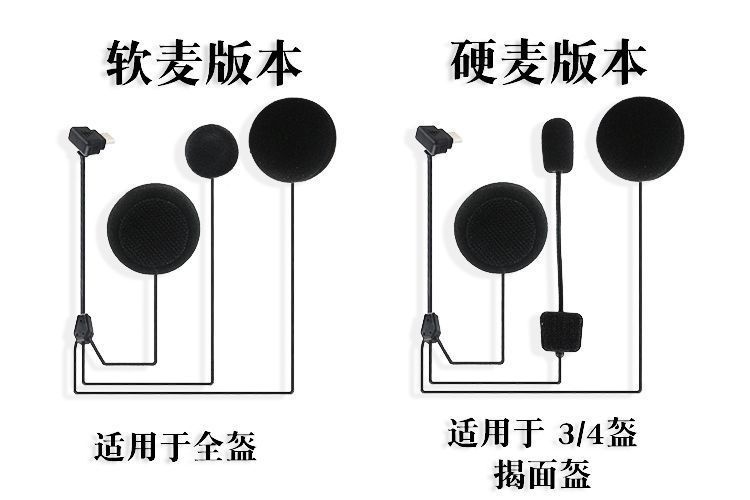 Helmet Bluetooth headset for listening to music, motorcycle full-face helmet, open-face helmet, ultra-long battery life, voice calls, high-definition riding