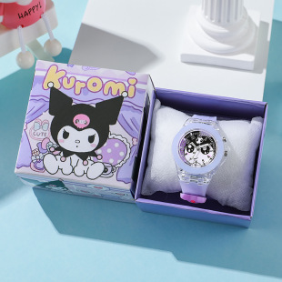Cartoon watches primary school children's watches wholesale luminous silicone doll watch gift box cross-border explosions