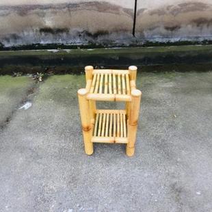 Bamboo Tea Rack Home Living Room Side Table Chinese Tea Room Tea Table Zen Floor-standing Storage Rack B&b Bamboo Rack