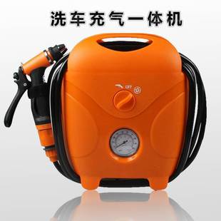Car Wash Tool 12V High-Pressure Portable 220V Household Powerful Self-Priming Water Gun Multifunctional Air Pump All-In-One Machine