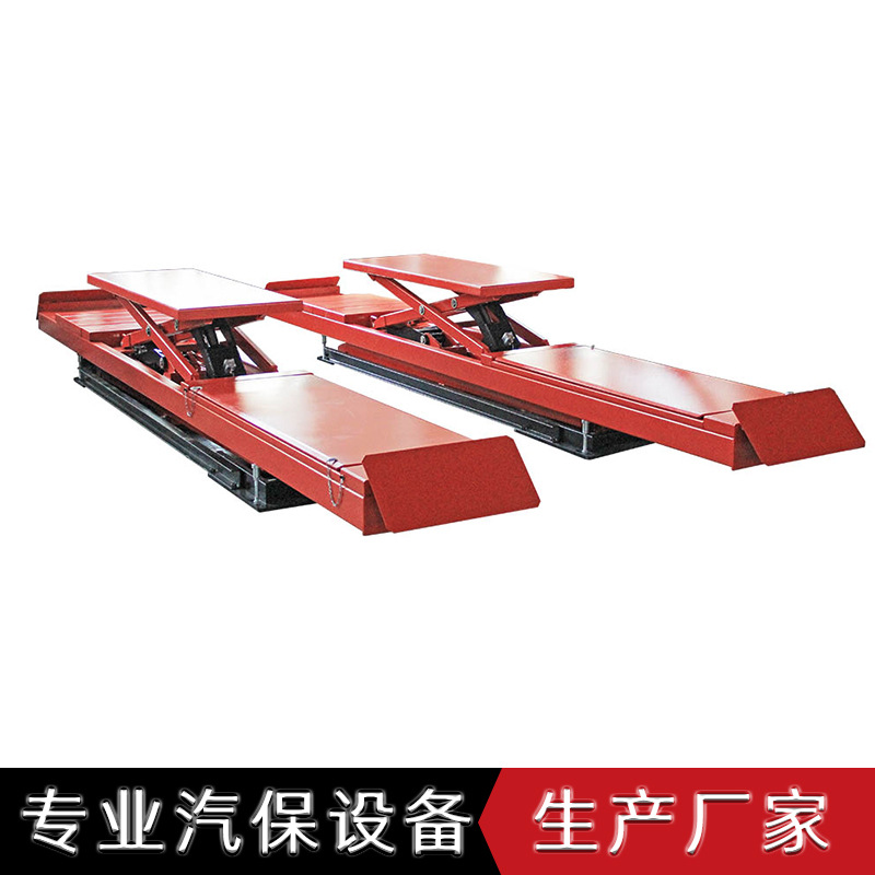 Máquina de elevación de corte grande Gezang 3,5 t elevación y elevación de tipo tijera con localizador de cuatro ruedas 4,2 M