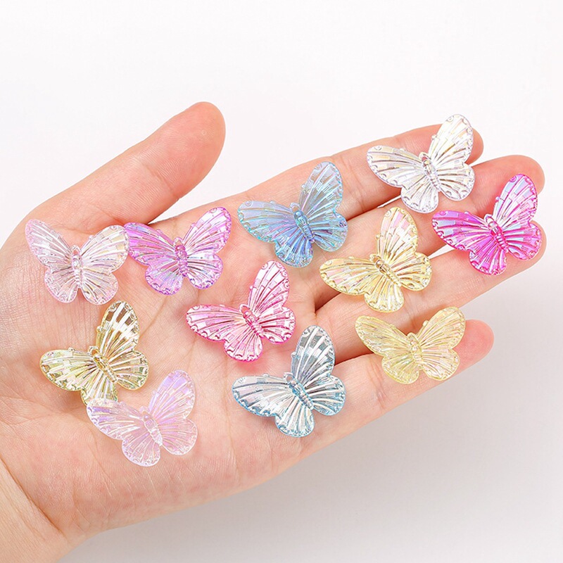 Acrylic Stereo Butterfly Phantom Transparent 3D Colorful Jewelry Accessories Hair Accessories Hole Shoes Cream DIY Material Acrylic Stereo Butterfly Phantom Transparent 3D Colorful Jewelry Accessories Hair Accessories Hole Shoes Cream DIY Material