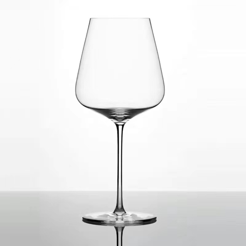 Zalto Pingti techo de calidad doméstica taza de pie alto hecha a mano taza de vino tinto de cristal ultrafina sin plomo