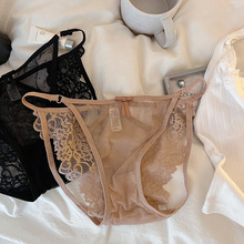 欧美风性感蕾丝镂空少女内裤女士纯欲外贸低腰内裤女