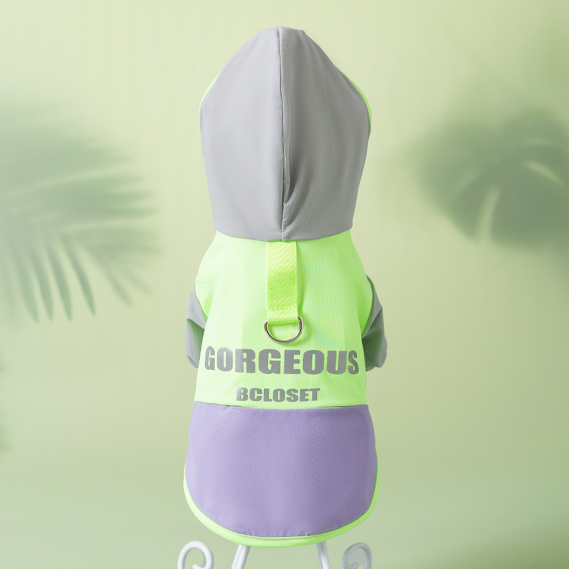 Primavera helado protector solar gato encapuchado ropa de protección solar gato sin pelo gato pequeño al aire libre helado perro mascota ropa de gato