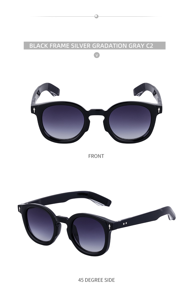 Casual Simple Style Color Block Pc Oval Frame Full Frame Men's Sunglasses display picture 16