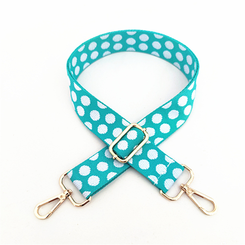 Polyester Round Dots Bag Strap display picture 8