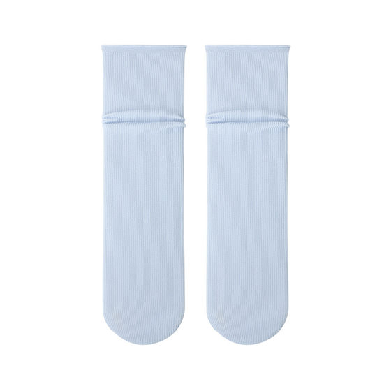 Disposable Socks Children's Summer Ice Ice Socks Thin Daily Throw-free Middle Tube Stacked Socks for Travel Odor-proof Non-slip