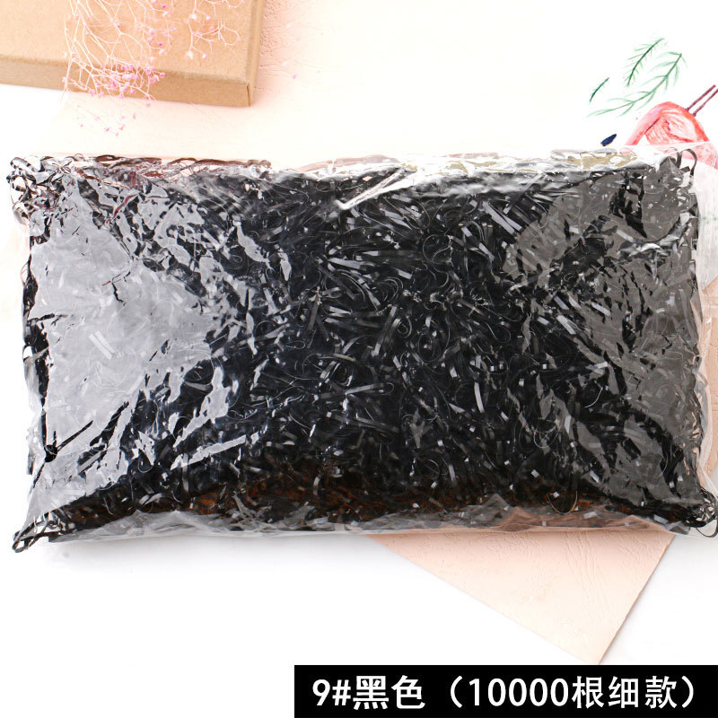 Banda de goma desechable para niños, el cabello del bebé no daña el cabello