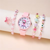 Cute children's watch, silica gel quartz hair band, Birthday gift, wholesale
