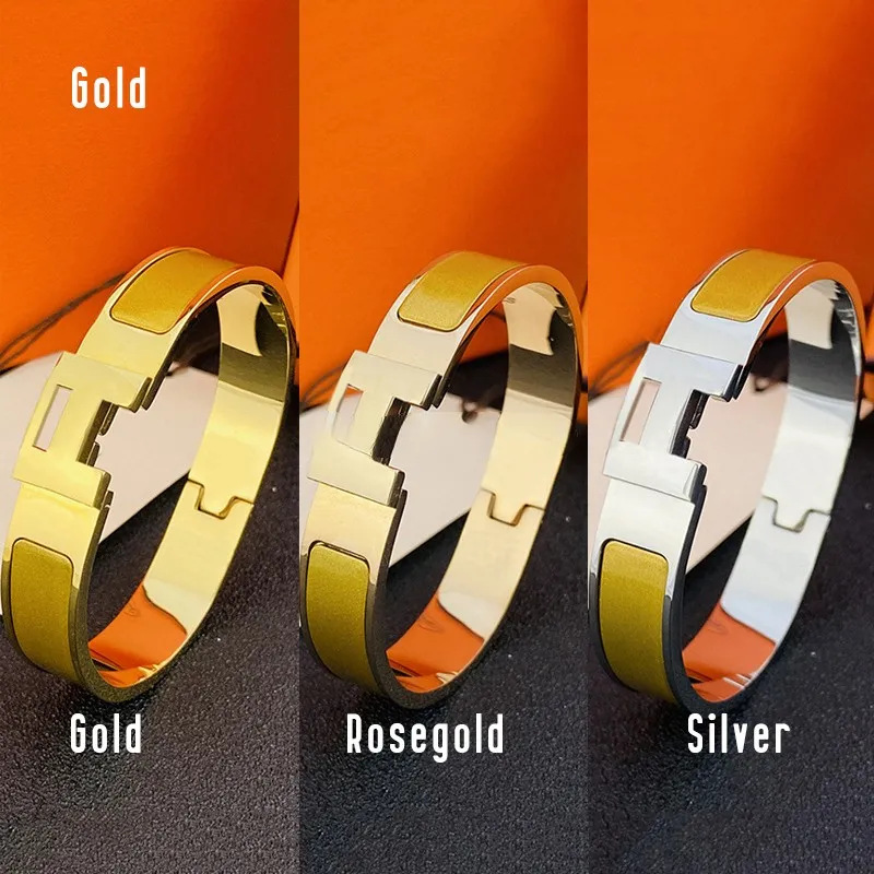 Hermes Clic Clac H Bracelet Metal Enamel