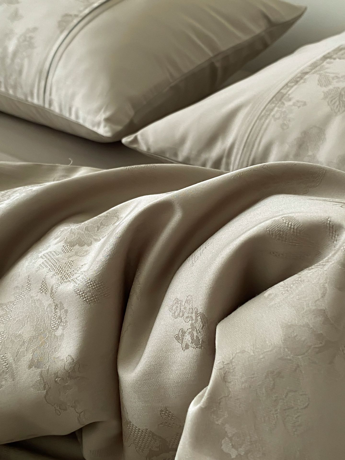Set lenzuola 4 pezzi in cotone jacquard stile nordico elegante_voghion.com