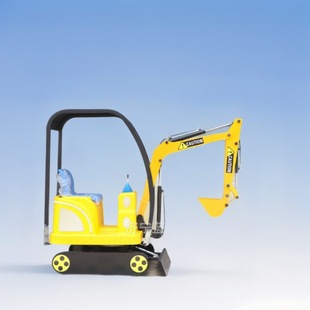 Children's Amusement Excavator Manufacturer Sells Children's Artificial Excavator with Brilliant Colored Lights 2025 Children's Sand Digging Machine