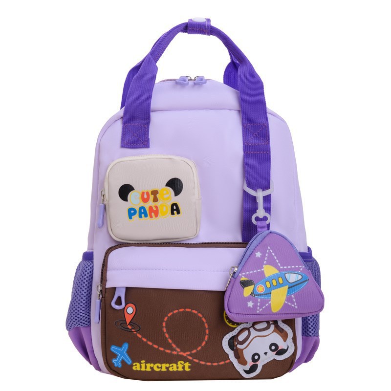 Nuevas mochilas de jardín de infantes para niños y niñas mochilas de moda caricatura lindas mochilas ligeras para niños comercio exterior transfronterizo