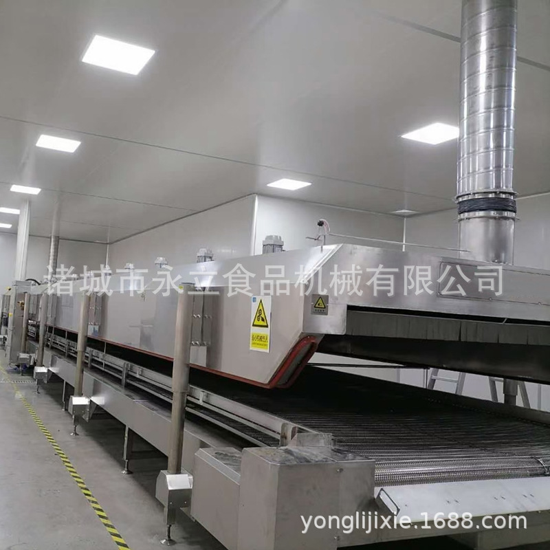 海鲜面食速冻设备 批发食品低温急速制冷机 全自动隧道式速冻机