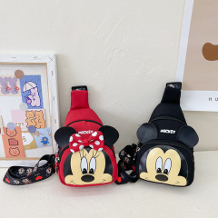 A 2024 New Children's Crossbody Bag, Live Streaming Wholesale, Mickey Minnie Baby Shoulder Bag