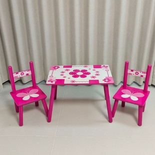Source Manufacturer Foreign Trade Style Children's Tables and Chairs Kindergarten Writing Desk Home Desk and Chair Set Learning Table and Chairs