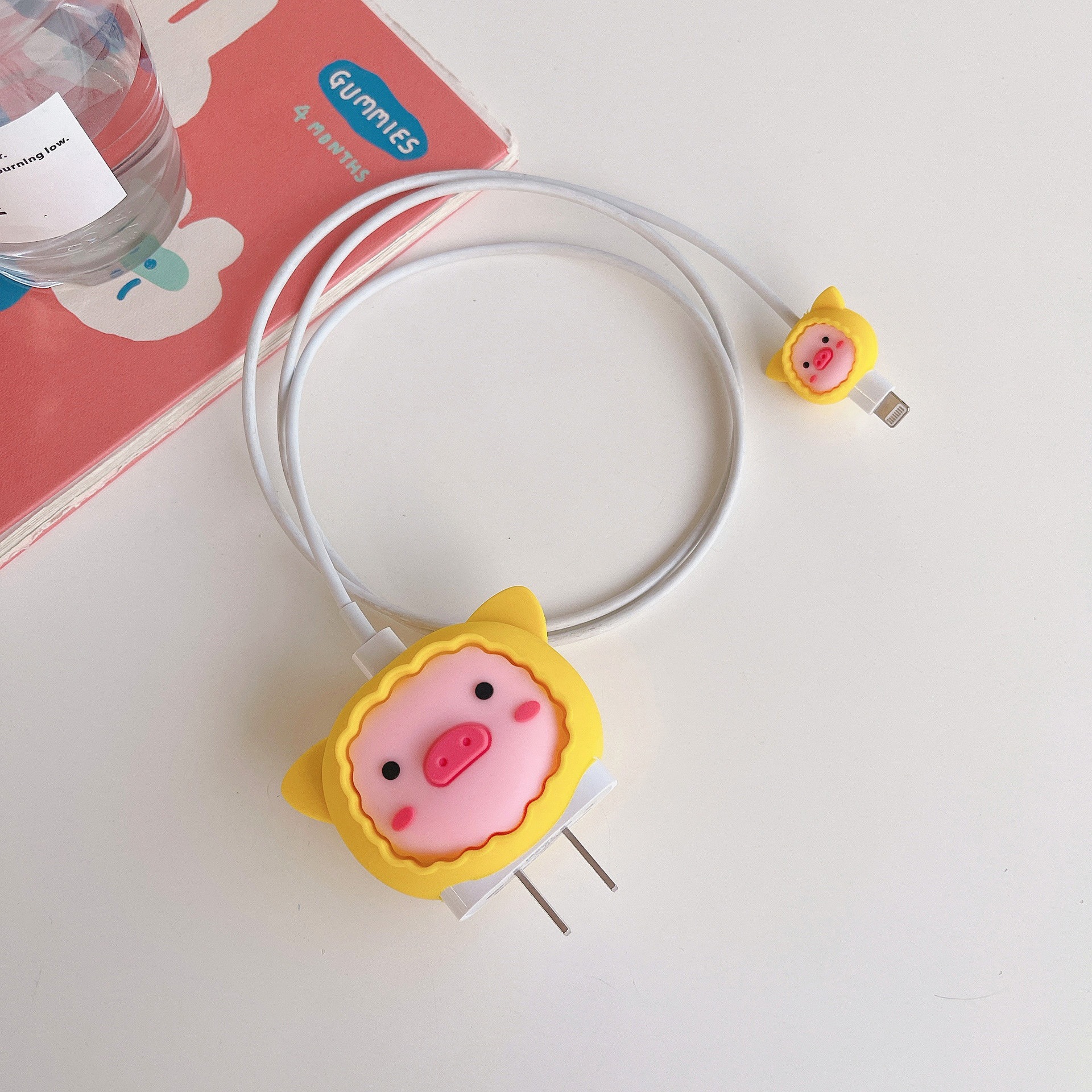 Adecuado para Apple Cargador Funda protectora para cable de datos Funda protectora para cable de carga de 20W Funda protectora para cabezal de carga