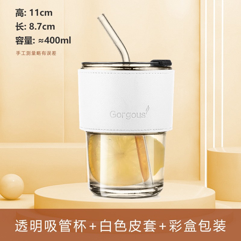 Taza portátil de fibra de bambú con pajita y logo personalizado Regalo promocional al por mayor