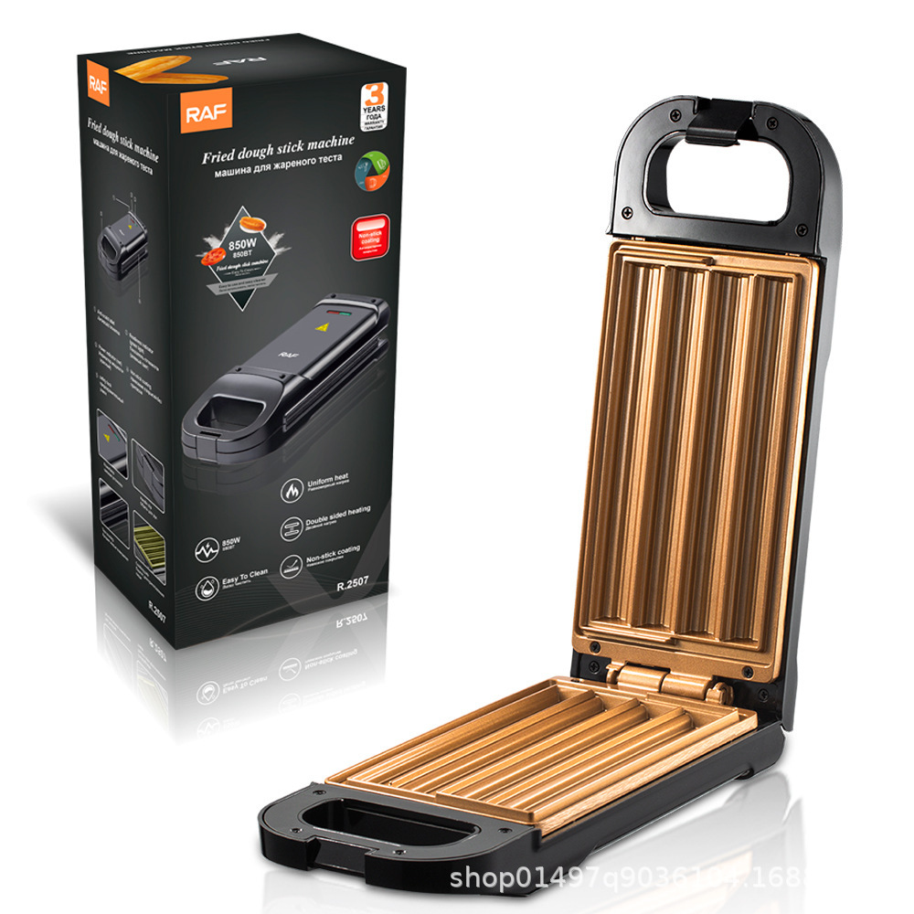 RA versión europea y americana estilo europeo doble cara máquina de sándwiches de calefacción multifuncional tostada máquina de desayuno de waffles