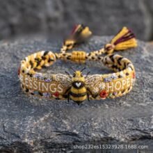 �羳�¿�Honey Bee Woven Bracelet���{��Ů���۷侎�����K