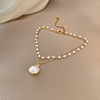 Fashionable trend universal beaded bracelet from pearl, light luxury style, internet celebrity, simple and elegant design