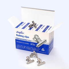 Office clips bulk pack long-tail ticket clips round stationery planner clips metal iron clips factory wholesale