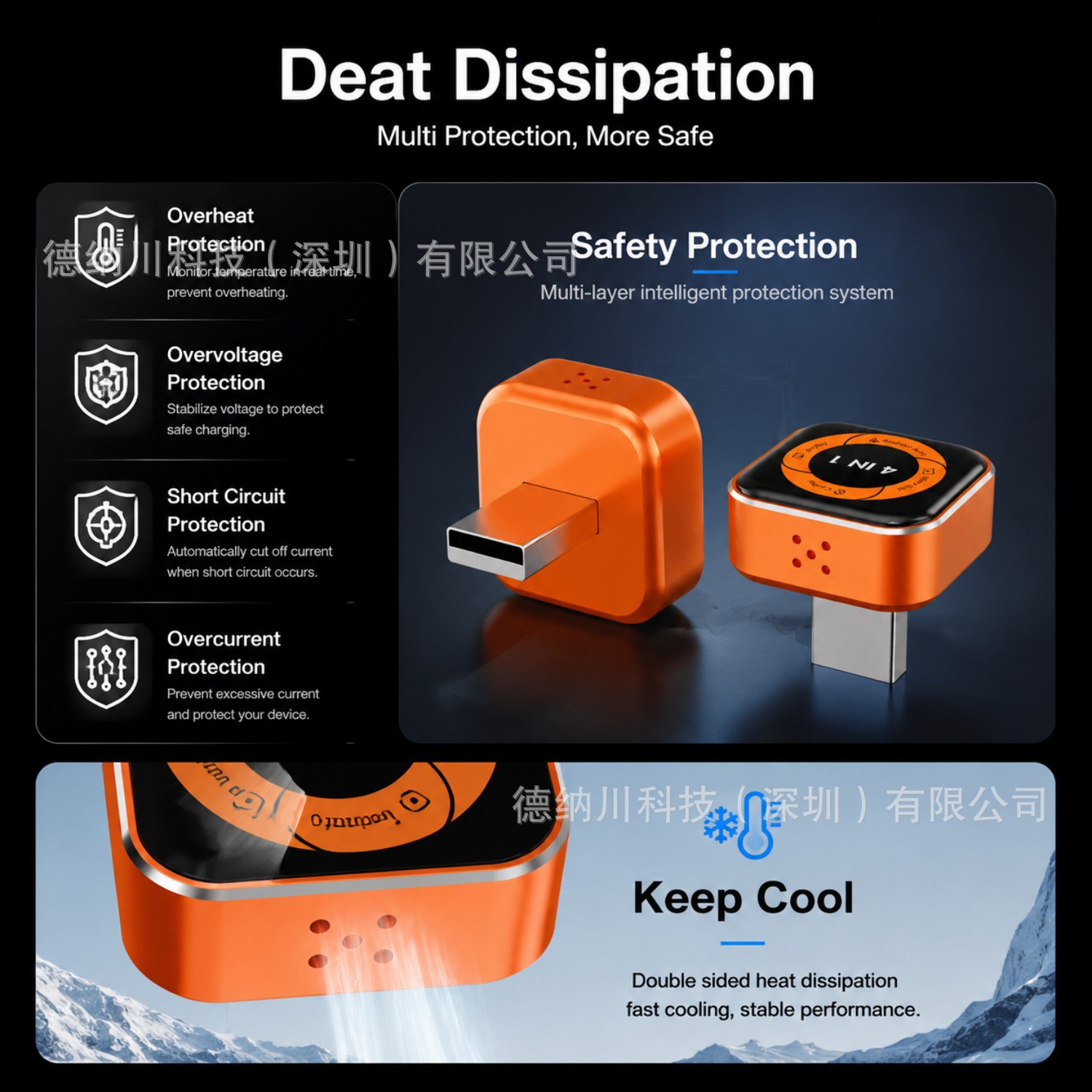 Cross-Border 4-in-1 Car-Mounted Wired to Wireless Carplay Android Auto Connectivity Box Apple Android Adapter