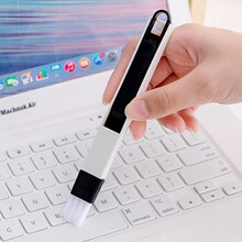 窗户窗槽凹槽清洁刷纱窗清洗工具键盘槽沟小刷子玻璃带簸箕缝隙刷