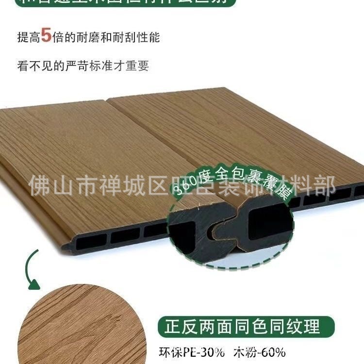 户外木塑铝合金护栏别墅庭院户外花园围栏铝艺阳台栏杆小区围墙防