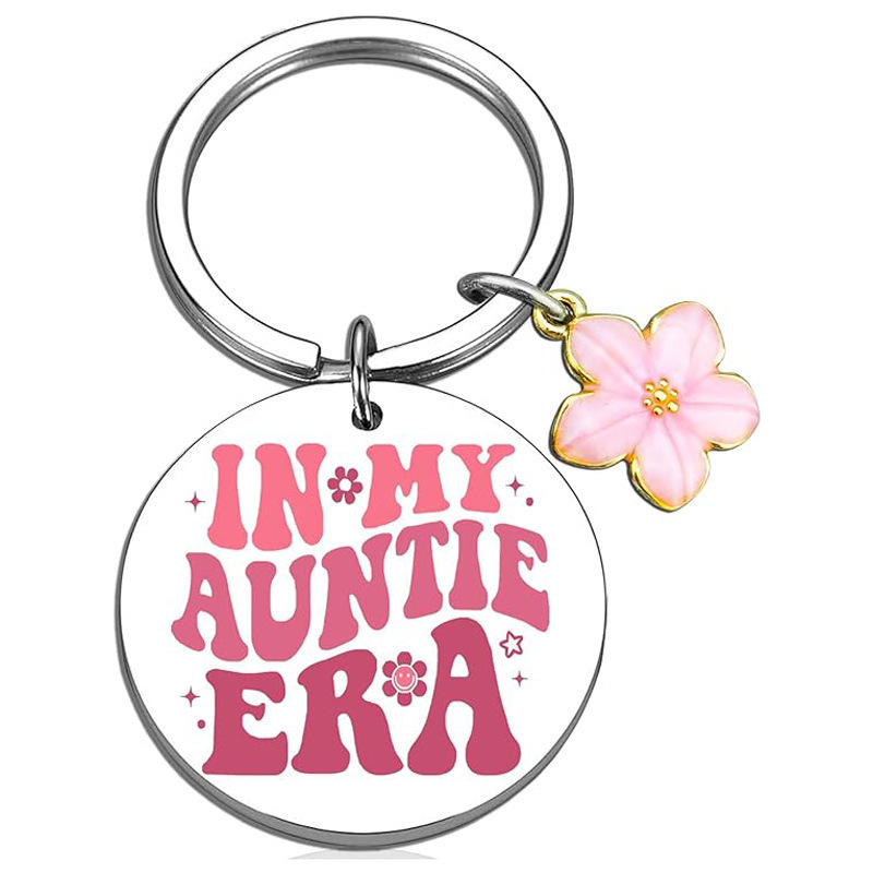 Aunt Creative Stainless Steel Keychain From Niece Nephew Best Thanksgiving Birthday Gift Mother's Day Aunt Creative Stainless Steel Keychain From Niece Nephew Best Thanksgiving Birthday Gift Mother's Day