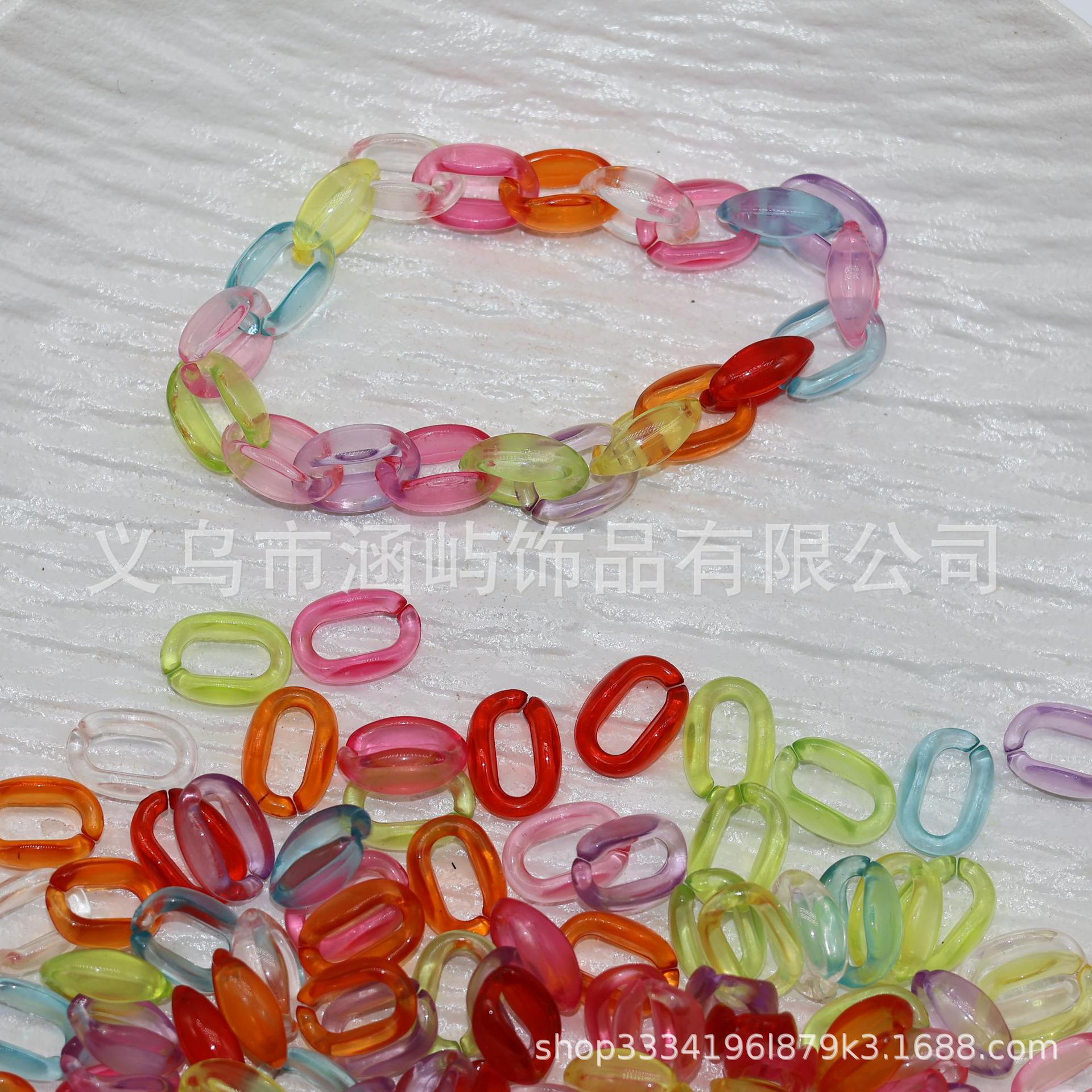 Acrylic transparent bracelet