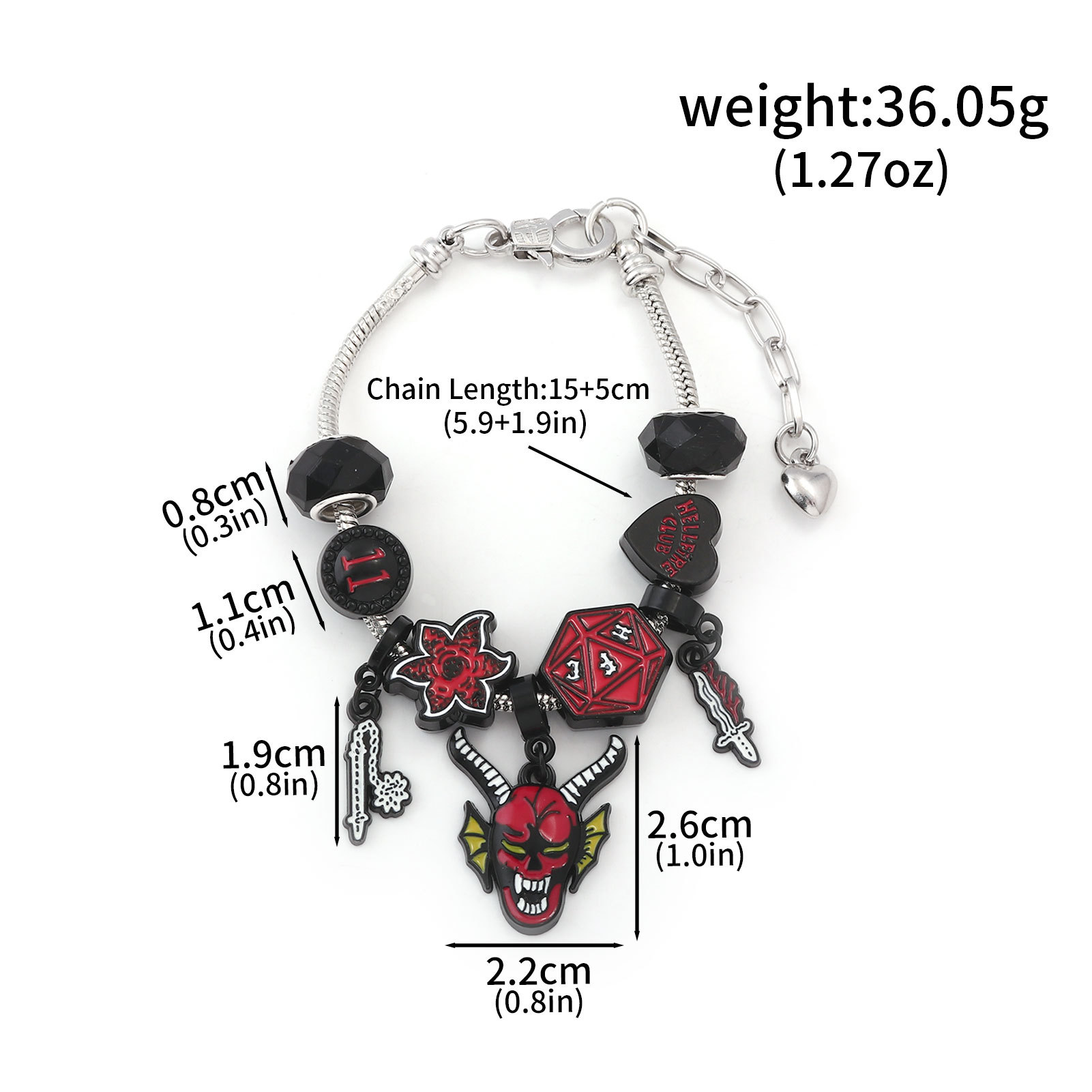 映画とテレビの周辺の奇妙な物語の第4四半期のネックレスの電球のアルファベットのペンダントのアマゾンの越境の対外貿易の卸売り