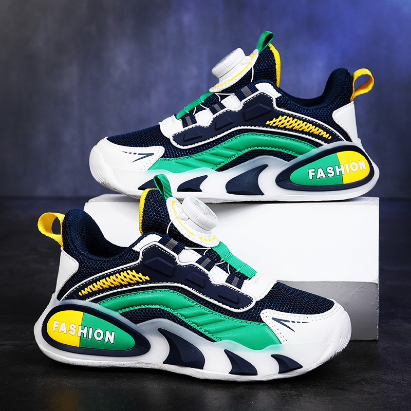 Zapatos para niños, calzado deportivo, zapatos para correr, zapatos con botones, niños y niñas, niños grandes, modelos de primavera, verano y otoño, lindos paseos casuales y ligeros