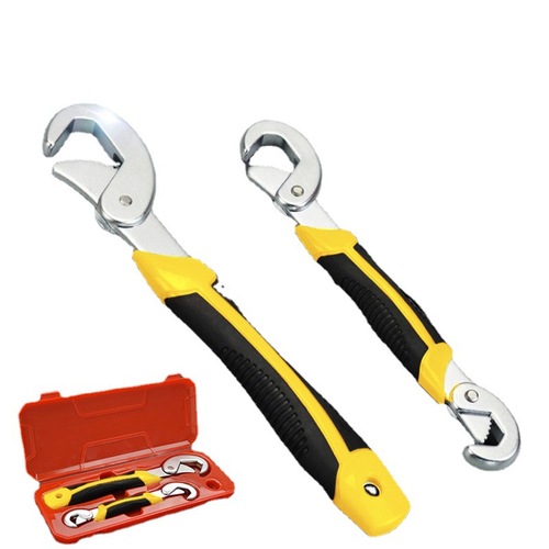 Arrizo adjustable wrench set movable open adjustable wrench multi-purpose pipe wrench self-tightening multi-function fast pipe wrench