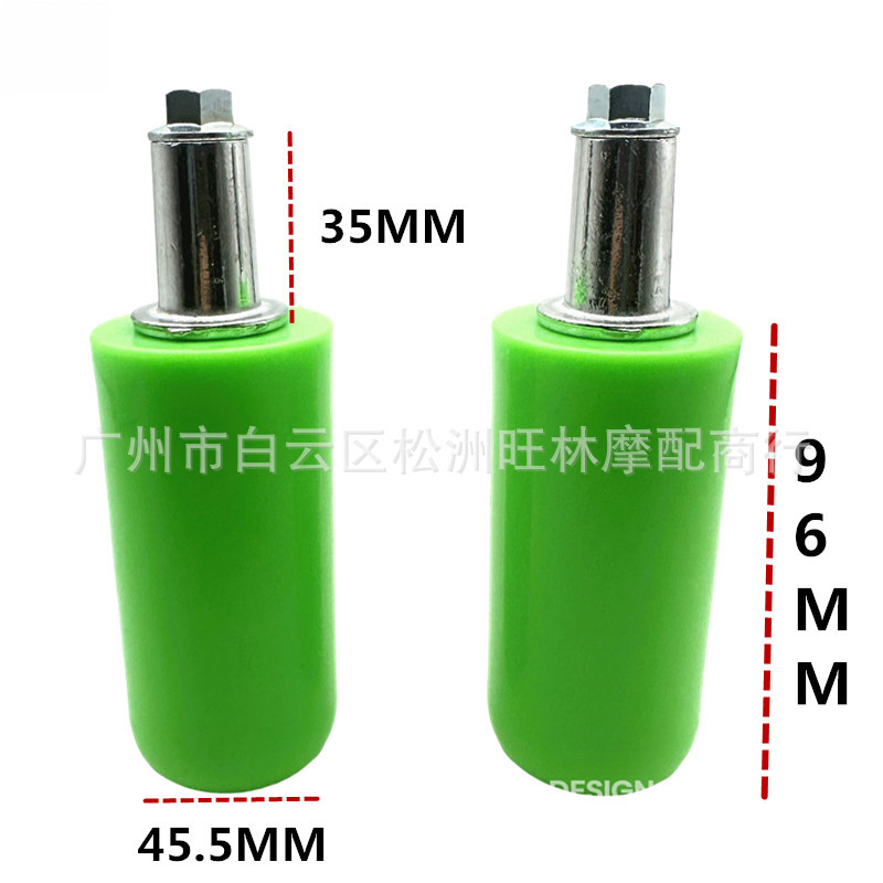 Motorcycle Modification Accessories 10mm Protective Ball Rubber Riding Handlebar Pk Stick Electric Vehicle Pk Rubber Anti-Fall Universal Type
