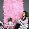 Simulation Flower Wall Background Wall Network Red Wall Rose Gate Fake Flower Wedding Indoor Image Wall Shadow Tower wall decoration