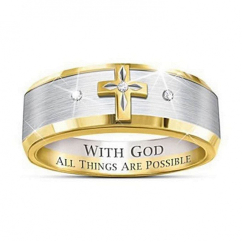 Luxury Minimalist Men's Ring Modern Designer Band For Gentlemen_voghion.com