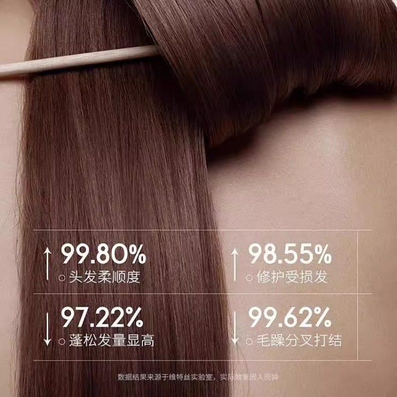 Máscara para el cabello de seda de Viter, reparación de secedad y secedad, hidratación, suavizado, hidroterapia sin vapor, nutrición polipeptídica, queratina correctiva, acondicionador para el cabello femenino