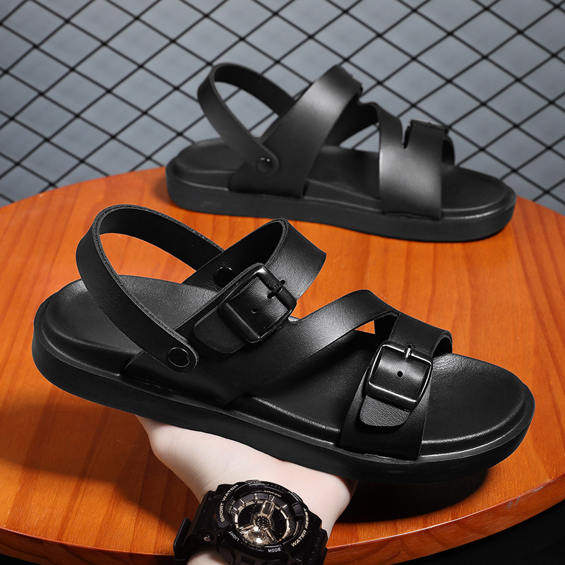 Men's summer leather sandals outerwear explosions