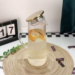 冷水壶玻璃凉水壶瓶大容量泡茶茶壶家用耐高温晾白开水杯扎壶夏季