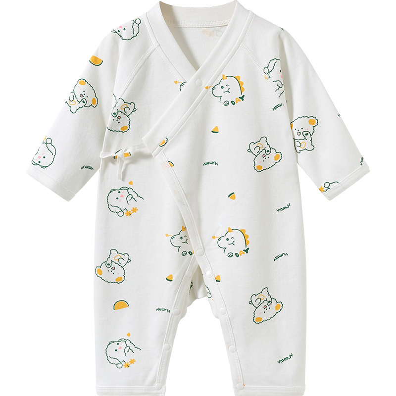 Mono para bebé recién nacido, primavera y verano, algodón puro, 0-3 meses, estilo fino, ropa unisex para bebés
