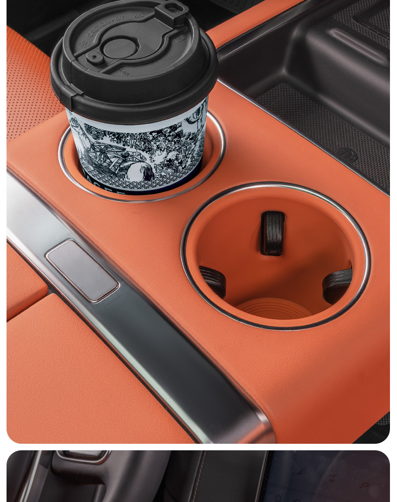 Suitable for Ideal L6L7L8L9 Central Control Water Coaster Silicone Anti-Slip Wireless Charging Storage Pad Car Supplies Modification